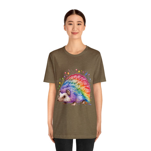 Rainbow Hedgehog - Short Sleeve Tee